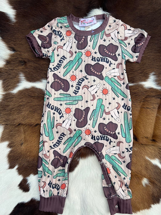 Howdy Cowboy Romper