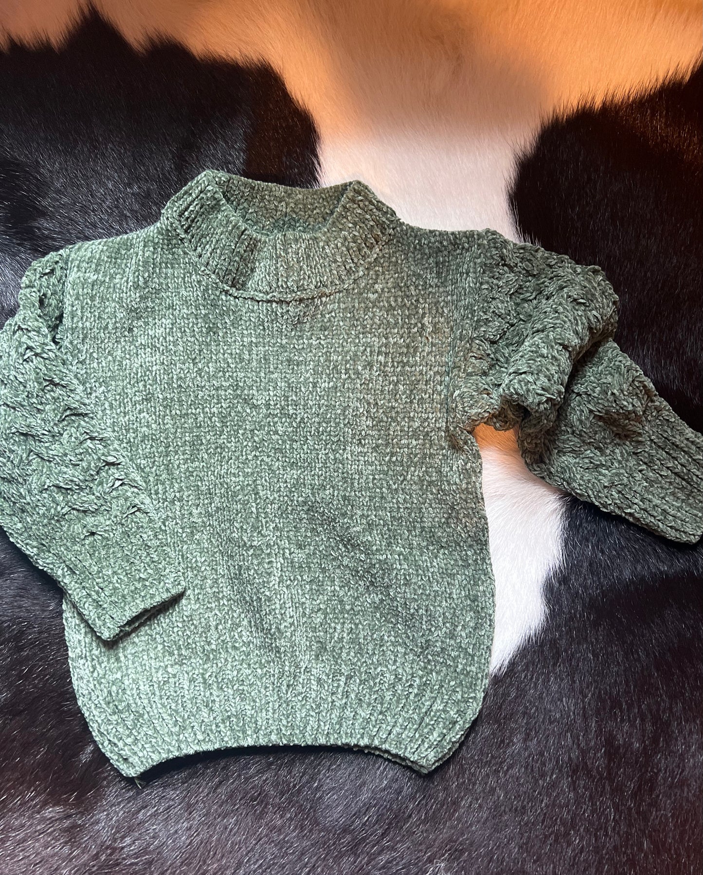 Kids Olive Sweater