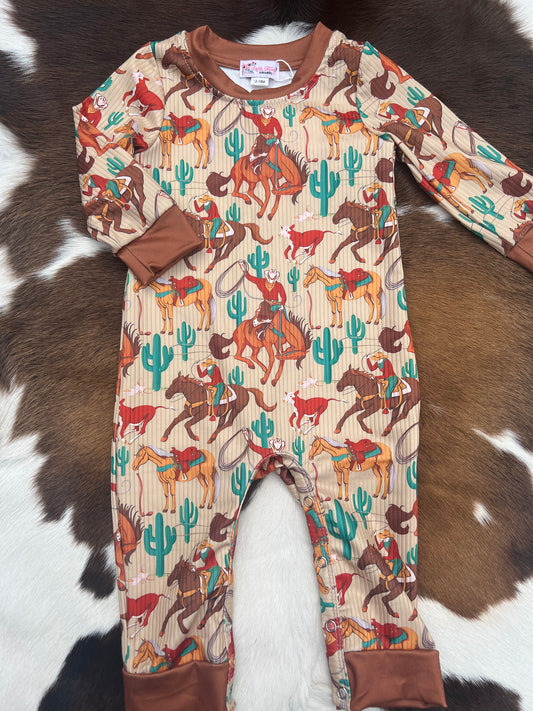 Broncs & Cacti Romper