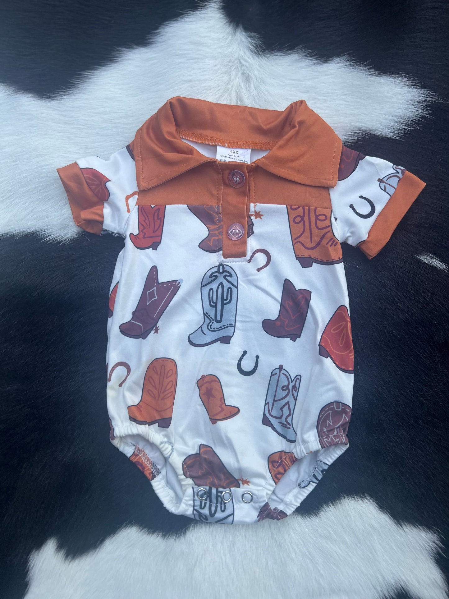 Polo Boot Onesie