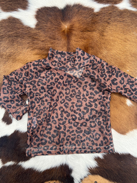 Leopard Mesh Shirt