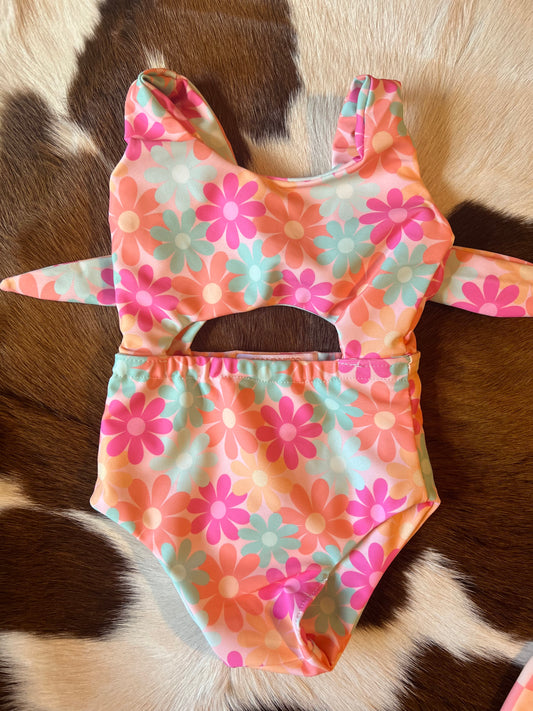 Retro Flower Swimsuit