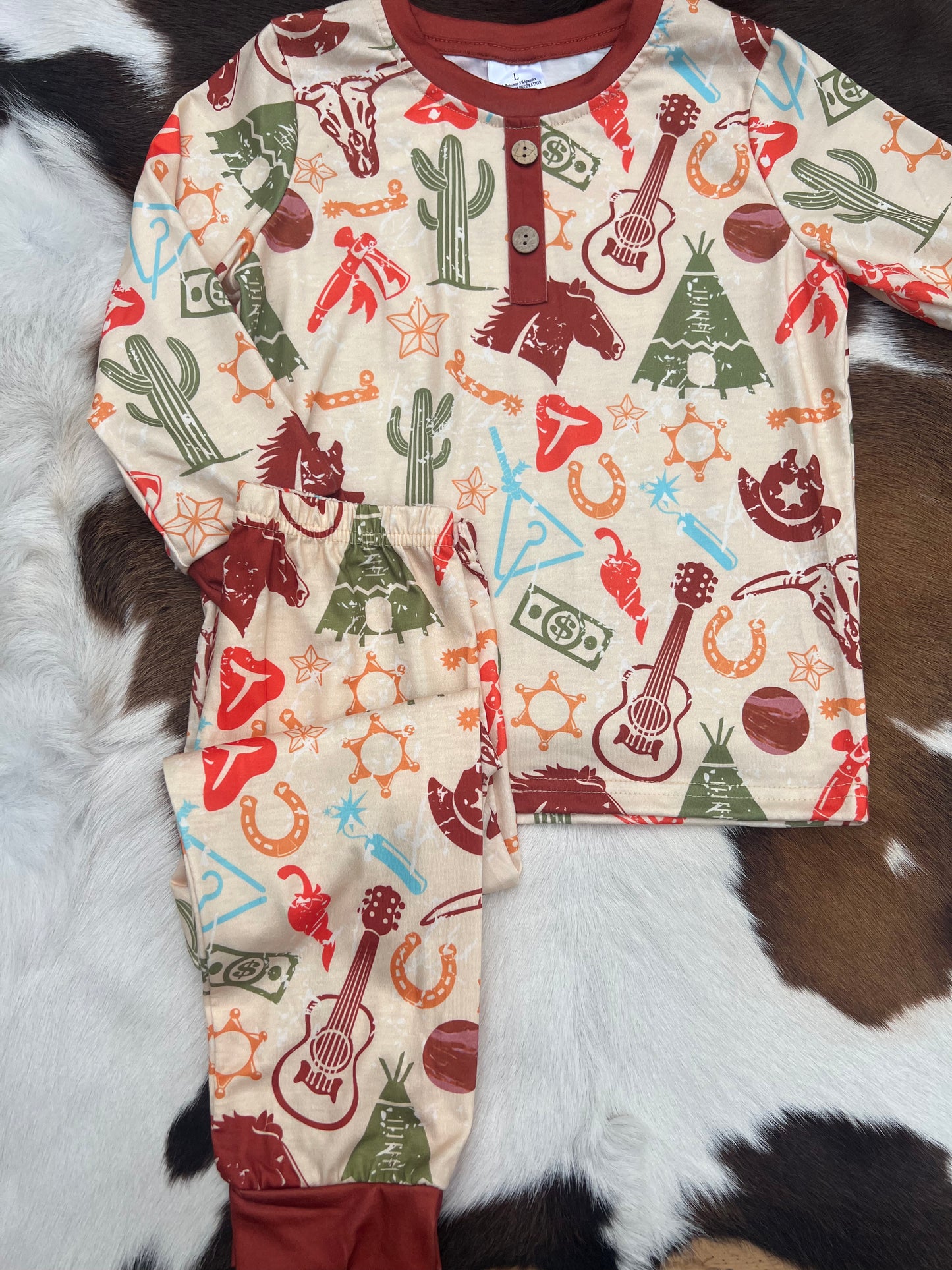 Teepees & Horses Pajama Set