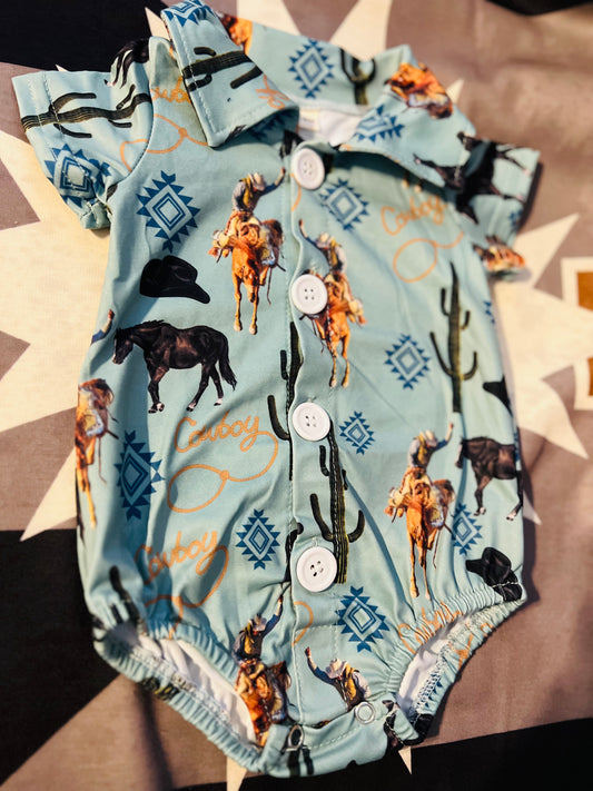 Bronc Rider Romper