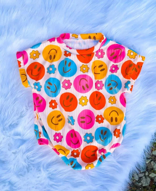 Neon Smiles Romper