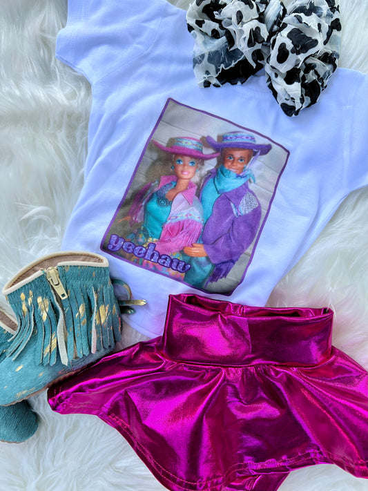 Yeehaw Barbie Tee