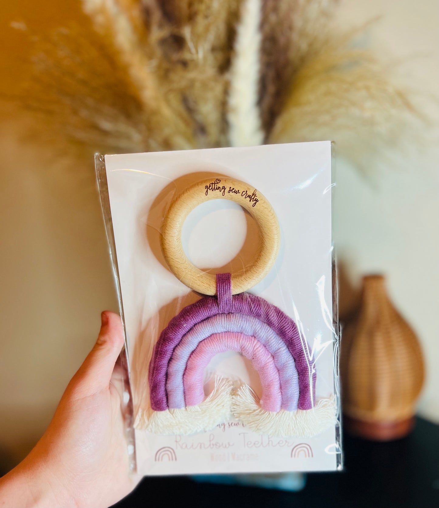 Lavender Dreams Rainbow Teether