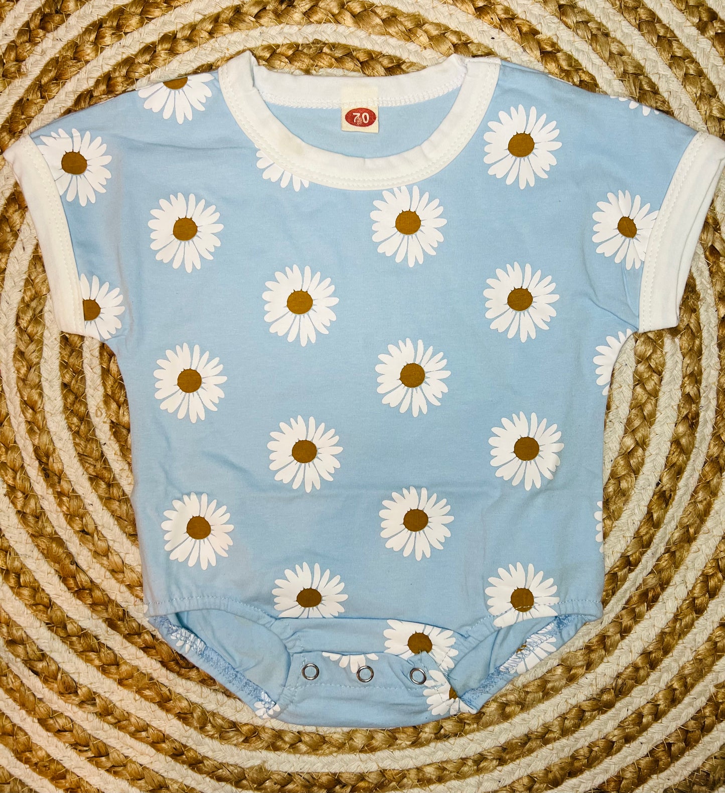 Sky’s & Sunflowers Romper