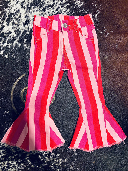 Sweetheart Striped Flares