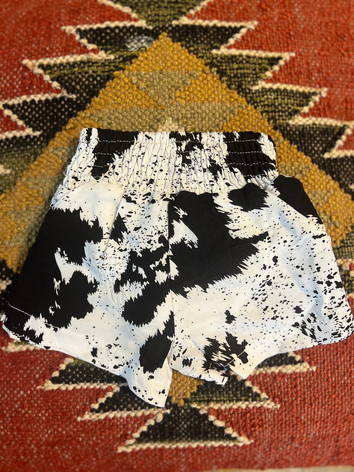 Cow Print Shorts