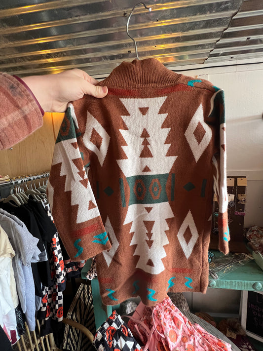 Aztec Kids Cardigan