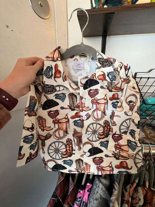 Cowboy Life Button Up