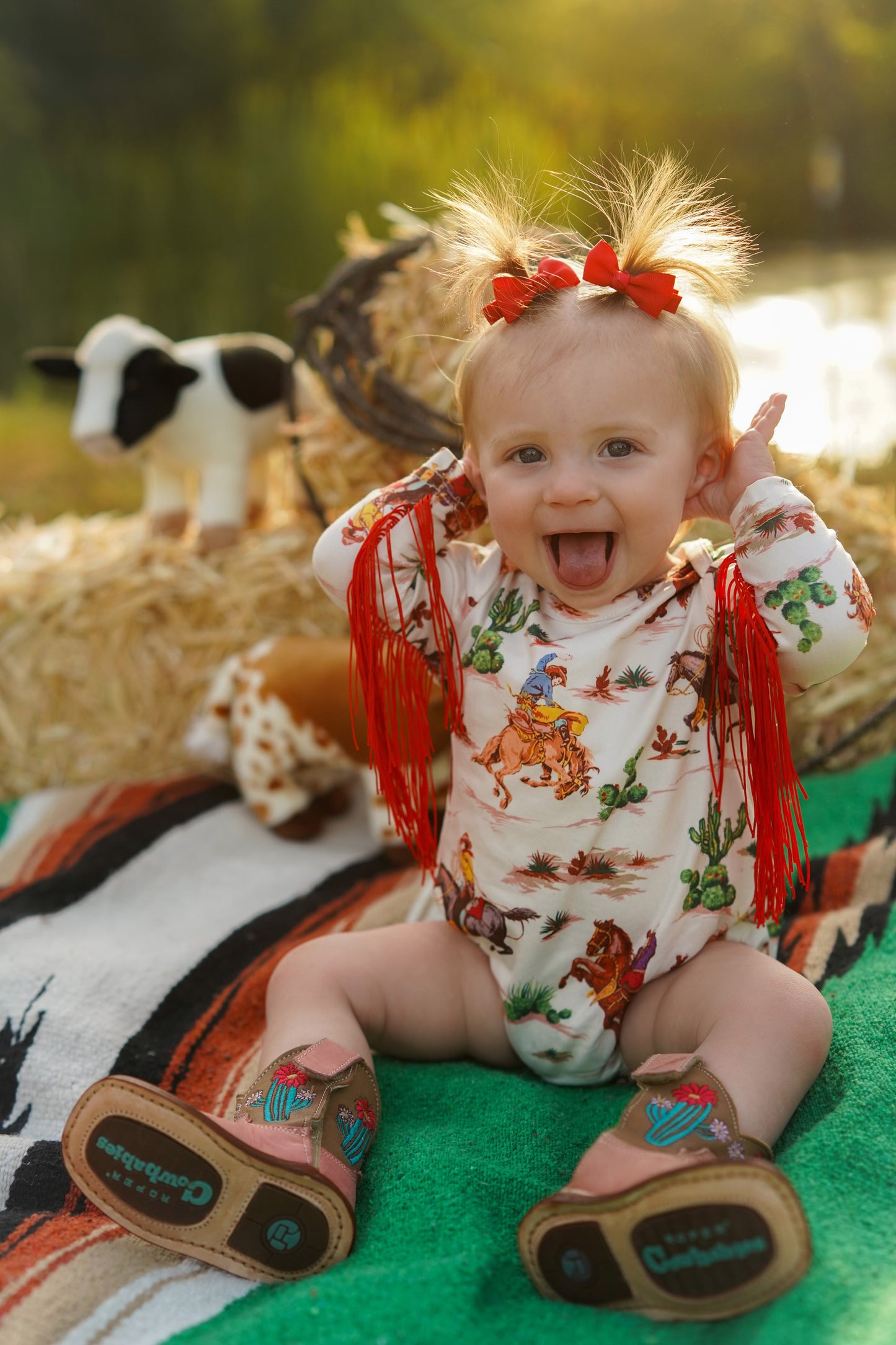 The Wren Fringe Romper